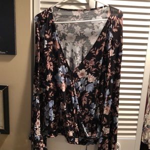 Crepe Floral Top